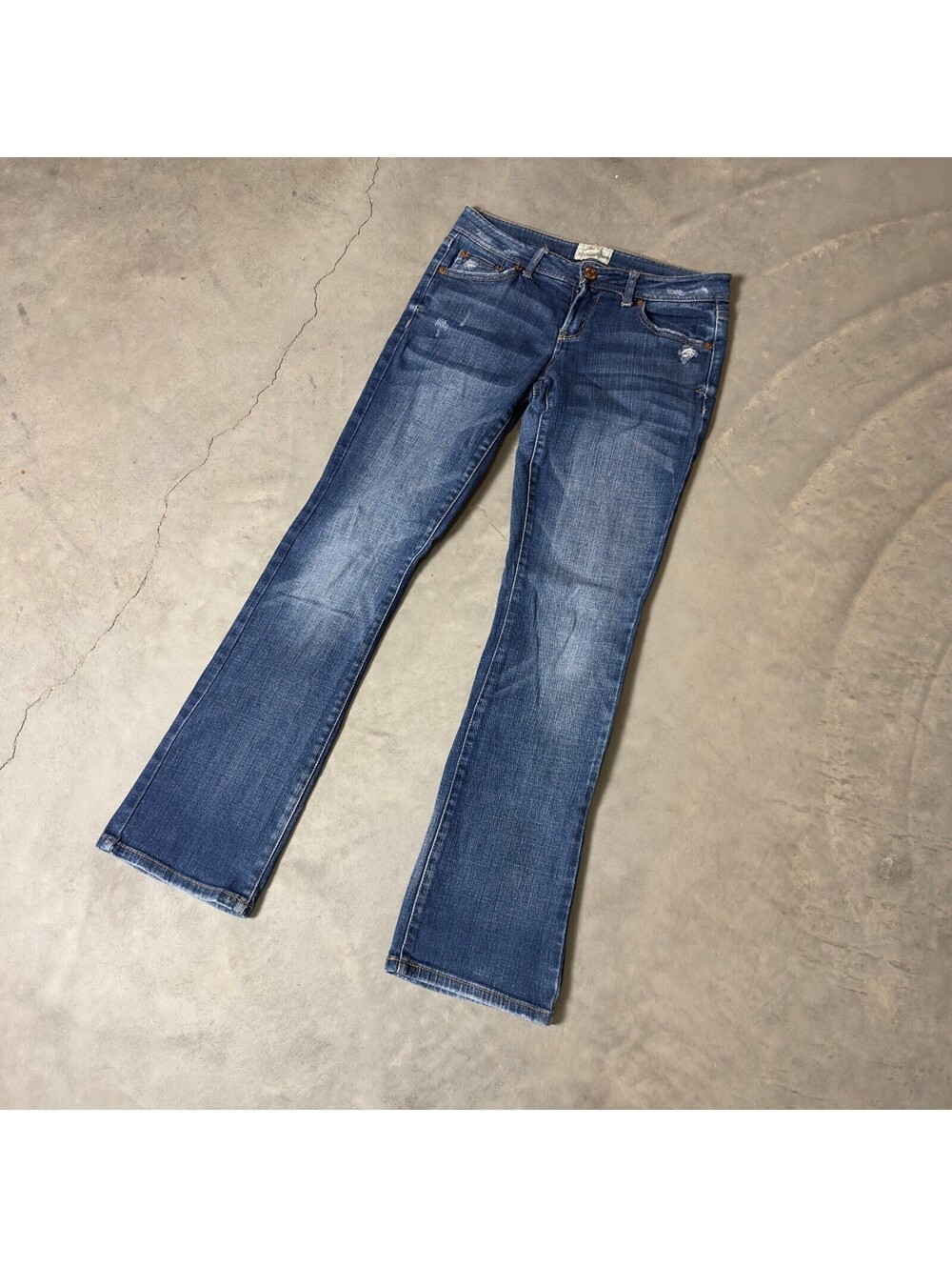 Y2K Aeropostale Chelsea Bootcut Jeans Womens 1/2 Short Low